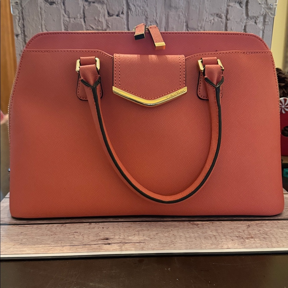 Calvin Klein Salmon Satchel